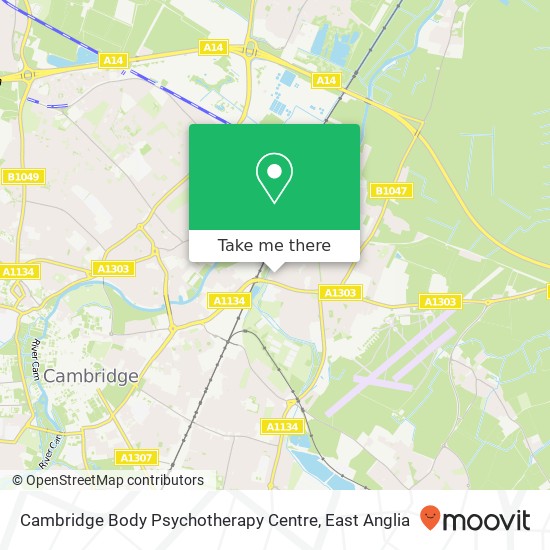 Cambridge Body Psychotherapy Centre map