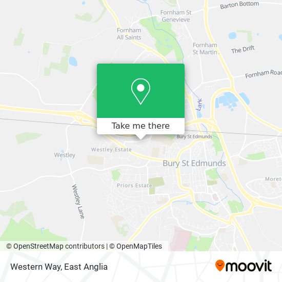Western Way map