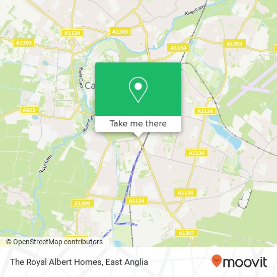 The Royal Albert Homes map