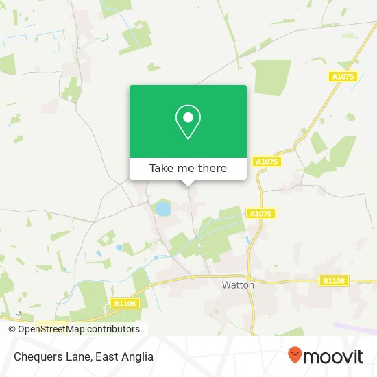 Chequers Lane map