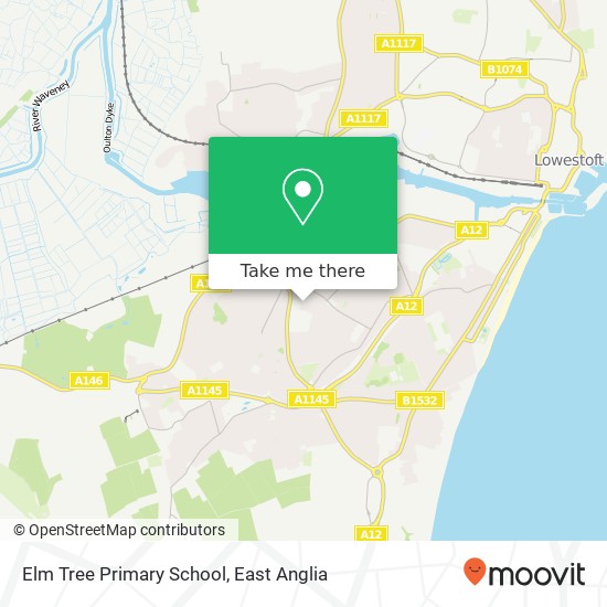 Elm Tree Primary School map