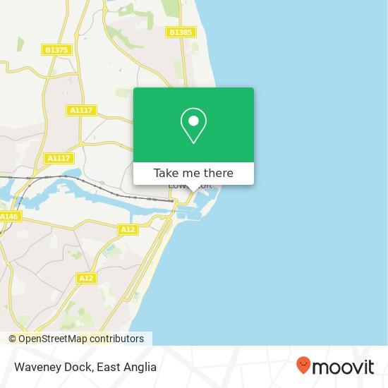 Waveney Dock map