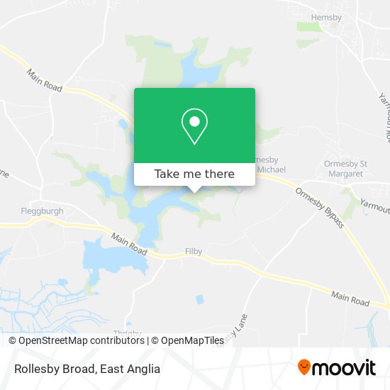 Rollesby Broad map