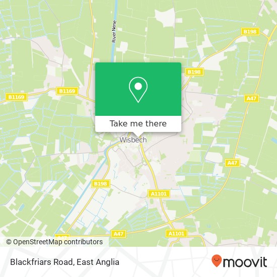 Blackfriars Road map