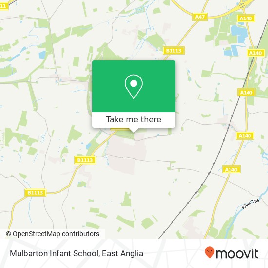 Mulbarton Infant School map