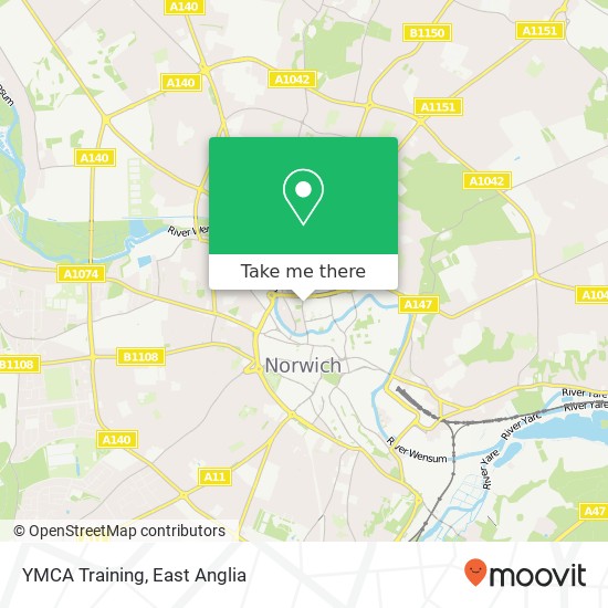 YMCA Training map