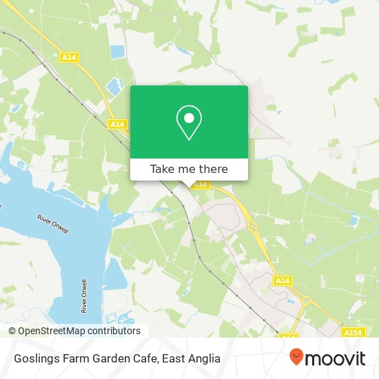 Goslings Farm Garden Cafe, High Road Trimley Felixstowe IP11 0 map