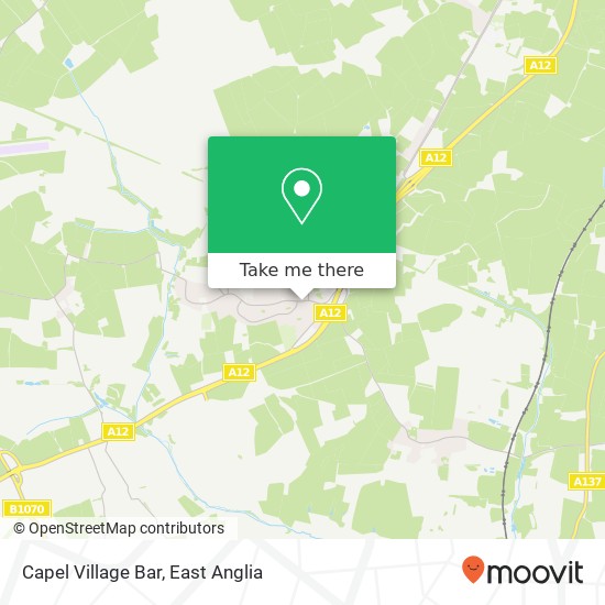 Capel Village Bar map