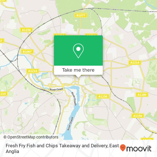 Fresh Fry Fish and Chips Takeaway and Delivery, 28 Grimwade Street Ipswich Ipswich IP4 1LP map