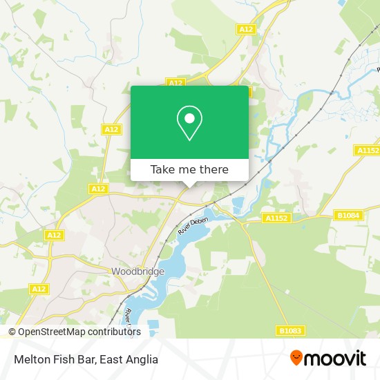 Melton Fish Bar map