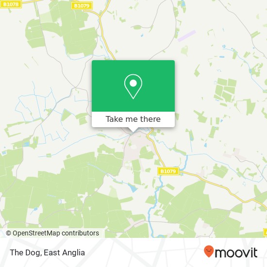 The Dog, The Green Grundisburgh Woodbridge IP13 6 map