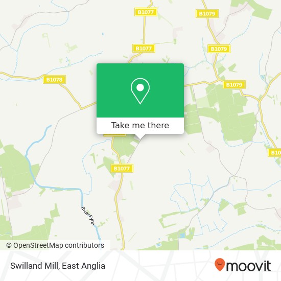 Swilland Mill map