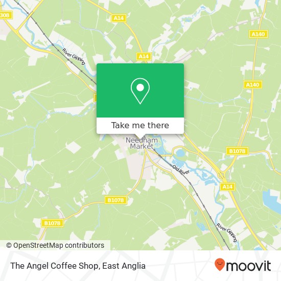 The Angel Coffee Shop, 40 High Street Needham Market Ipswich IP6 8AP map