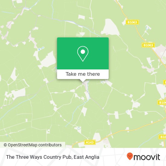 The Three Ways Country Pub, Queen Street Cowlinge Newmarket CB8 9 map