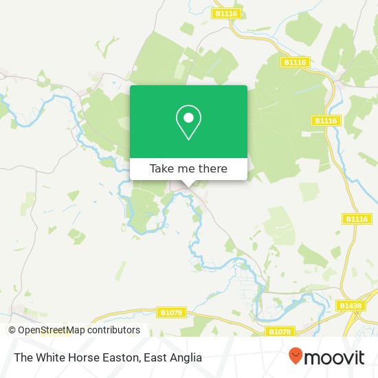 The White Horse Easton, The Street Easton Woodbridge IP13 0 map