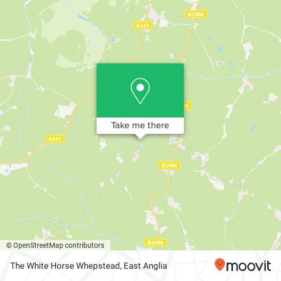 The White Horse Whepstead map