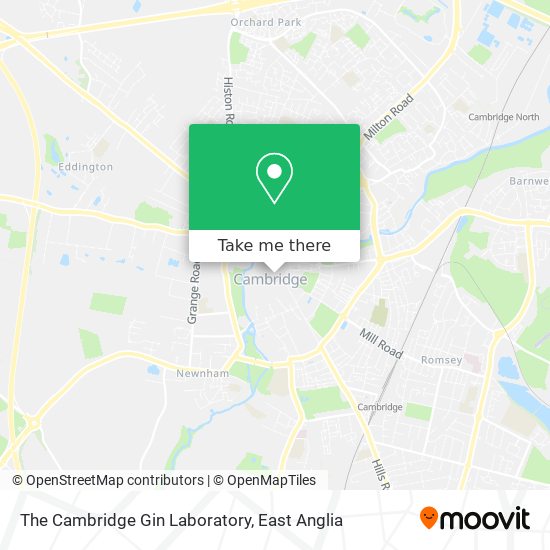 The Cambridge Gin Laboratory map