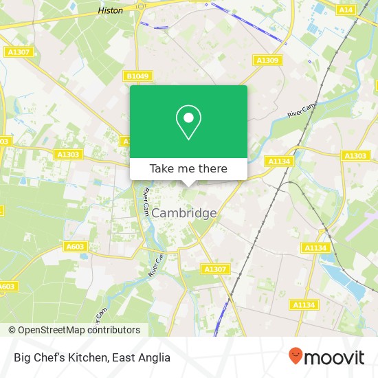 Big Chef's Kitchen, 70A King Street Cambridge Cambridge CB1 1 map