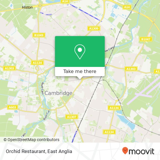 Orchid Restaurant, Newmarket Road Cambridge Cambridge CB5 8 map