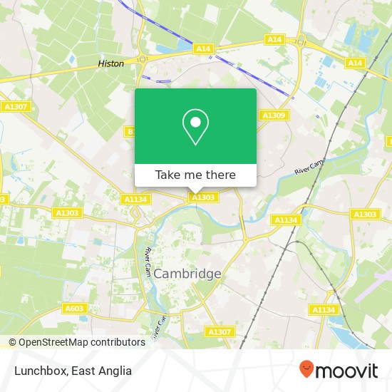 Lunchbox, 6 Milton Road Cambridge Cambridge CB4 1 map