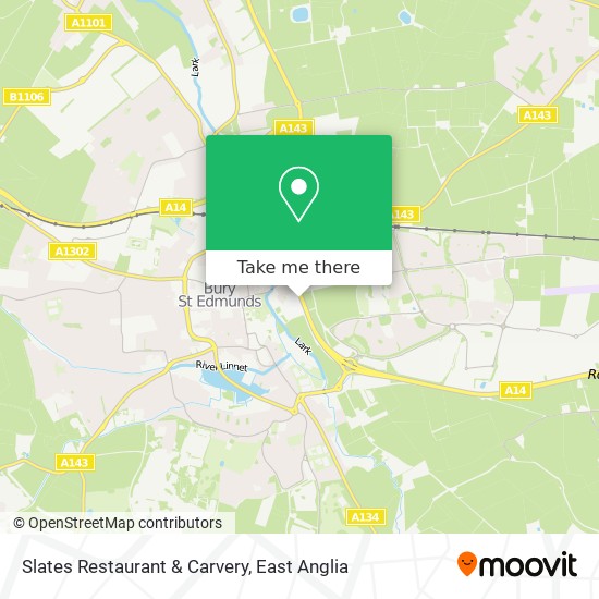Slates Restaurant & Carvery map