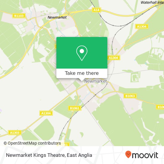 Newmarket Kings Theatre map