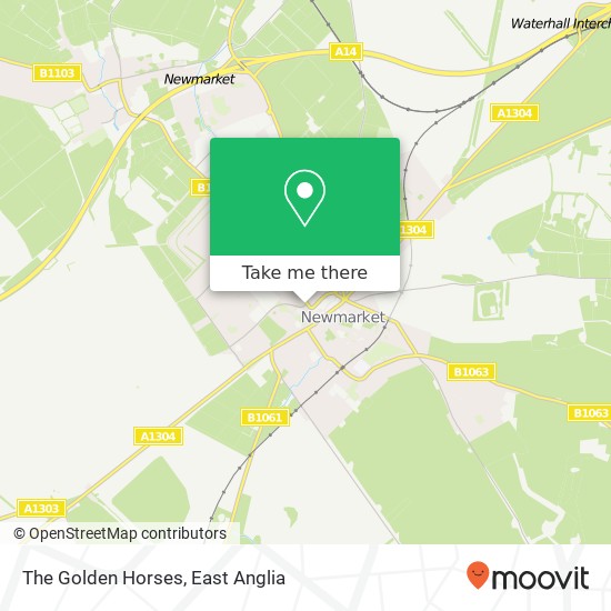The Golden Horses, St Marys Square Newmarket Newmarket CB8 0 map