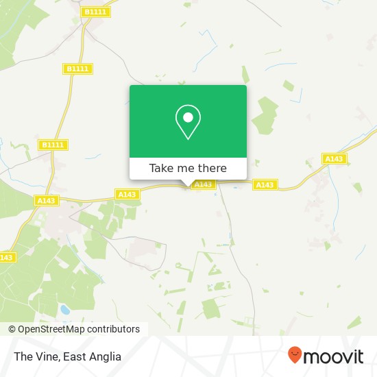 The Vine, Bury Road Hepworth Diss IP22 2PY map