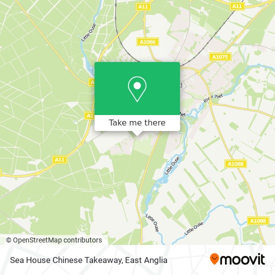 Sea House Chinese Takeaway map