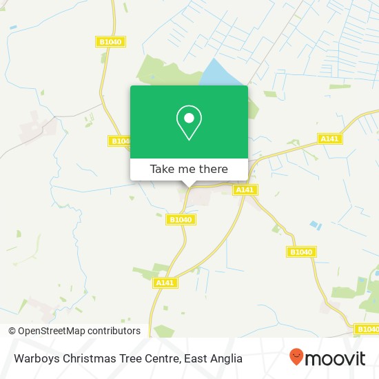 Warboys Christmas Tree Centre, 1 Church Road Warboys Huntingdon PE28 2 map