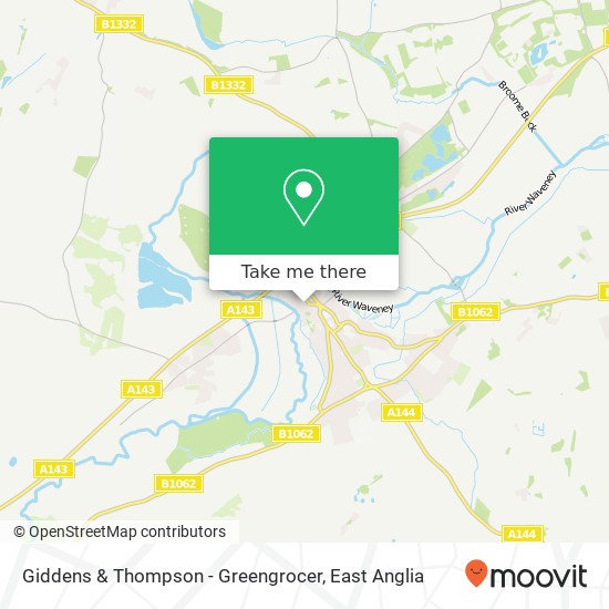Giddens & Thompson - Greengrocer, 36B Earsham Street Bungay Bungay NR35 1 map