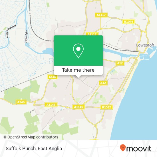 Suffolk Punch map