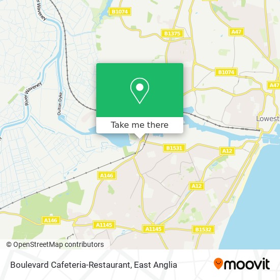 Boulevard Cafeteria-Restaurant map