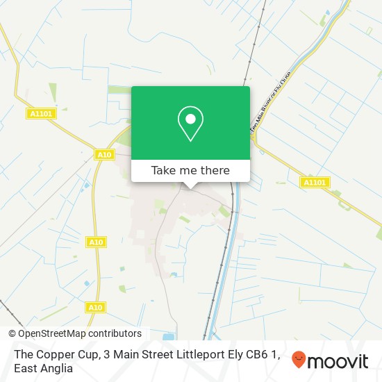The Copper Cup, 3 Main Street Littleport Ely CB6 1 map