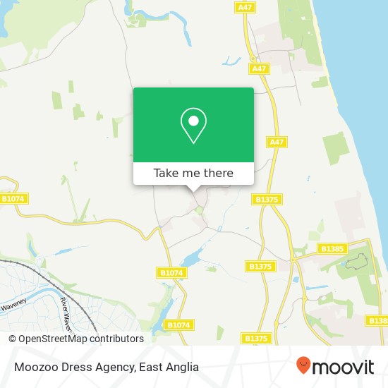 Moozoo Dress Agency, The Street Blundeston Lowestoft NR32 5AQ map