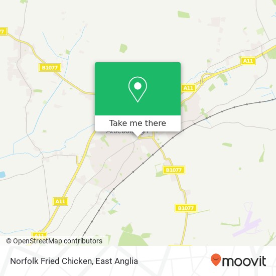 Norfolk Fried Chicken, 2 Exchange Street Attleborough Attleborough NR17 2 map