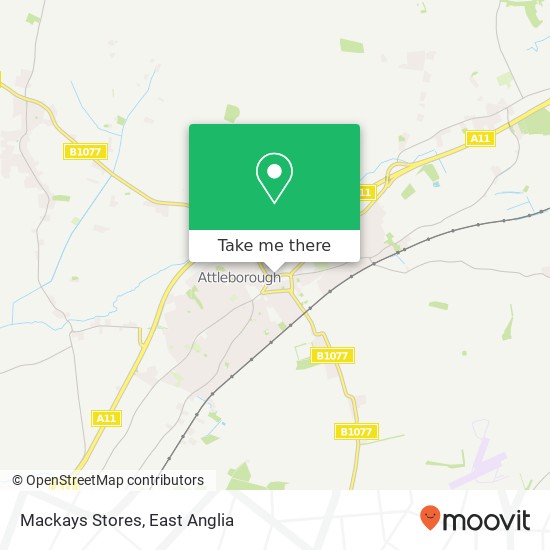 Mackays Stores, Church Street Attleborough Attleborough NR17 2 map