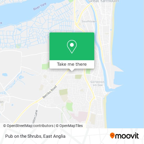 Pub on the Shrubs map