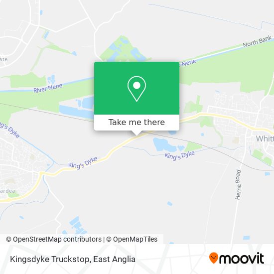 Kingsdyke Truckstop map