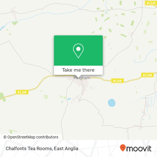 Chalfonts Tea Rooms, Market Place Hingham Norwich NR9 4 map