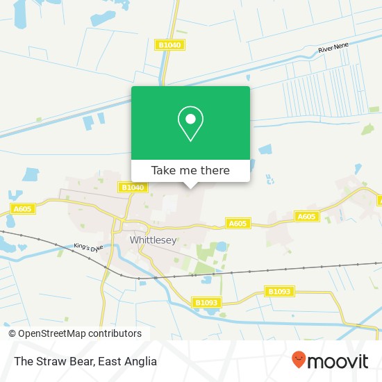 The Straw Bear, 103 Drybread Road Whittlesey Peterborough PE7 1XL map