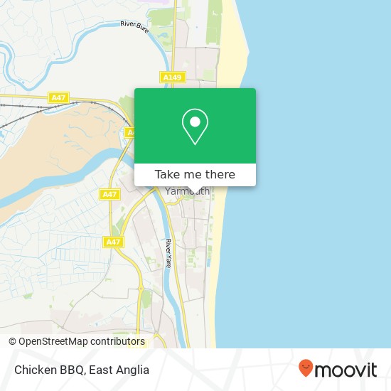 Chicken BBQ, Nelson Road Central Great Yarmouth Great Yarmouth NR30 2JL map