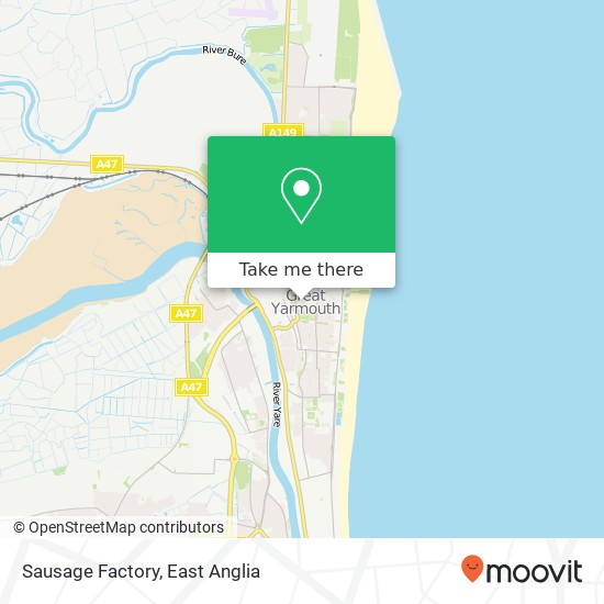 Sausage Factory, 103 Regent Road Great Yarmouth Great Yarmouth NR30 2AH map
