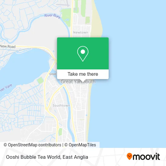 Ooshi Bubble Tea World map