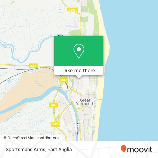 Sportsmans Arms map