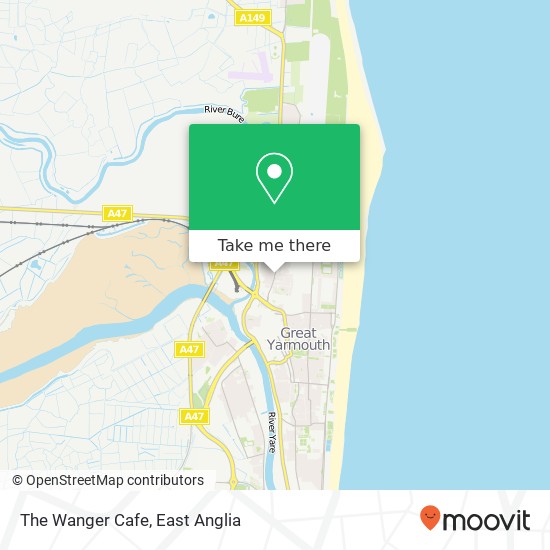 The Wanger Cafe, 49 Northgate Street Great Yarmouth Great Yarmouth NR30 1BJ map