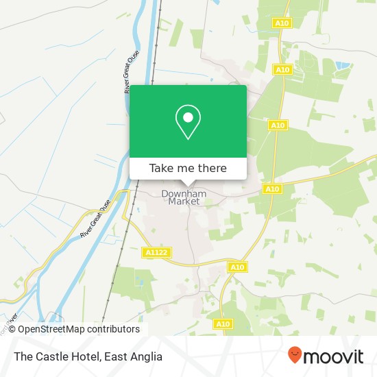 The Castle Hotel, Paradise Road Downham Market Downham Market PE38 9HS map