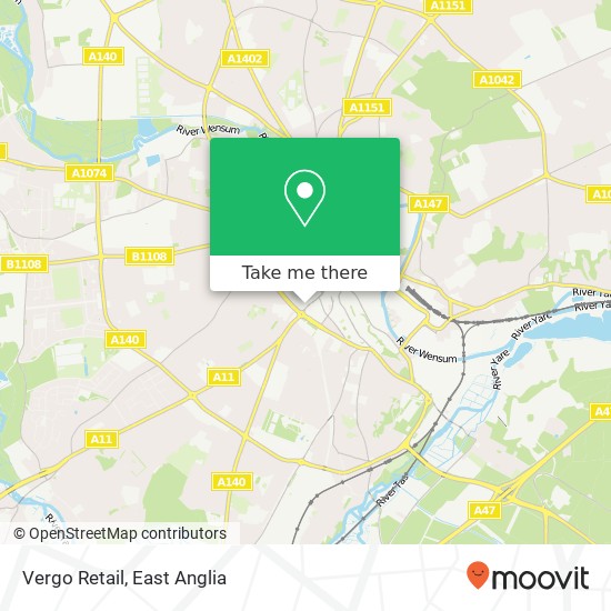 Vergo Retail, 56 St Stephens Street Norwich Norwich NR1 3QR map