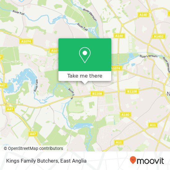 Kings Family Butchers, 12 Earlham West Centre Norwich Norwich NR5 8AD map