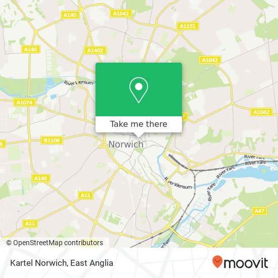 Kartel Norwich map